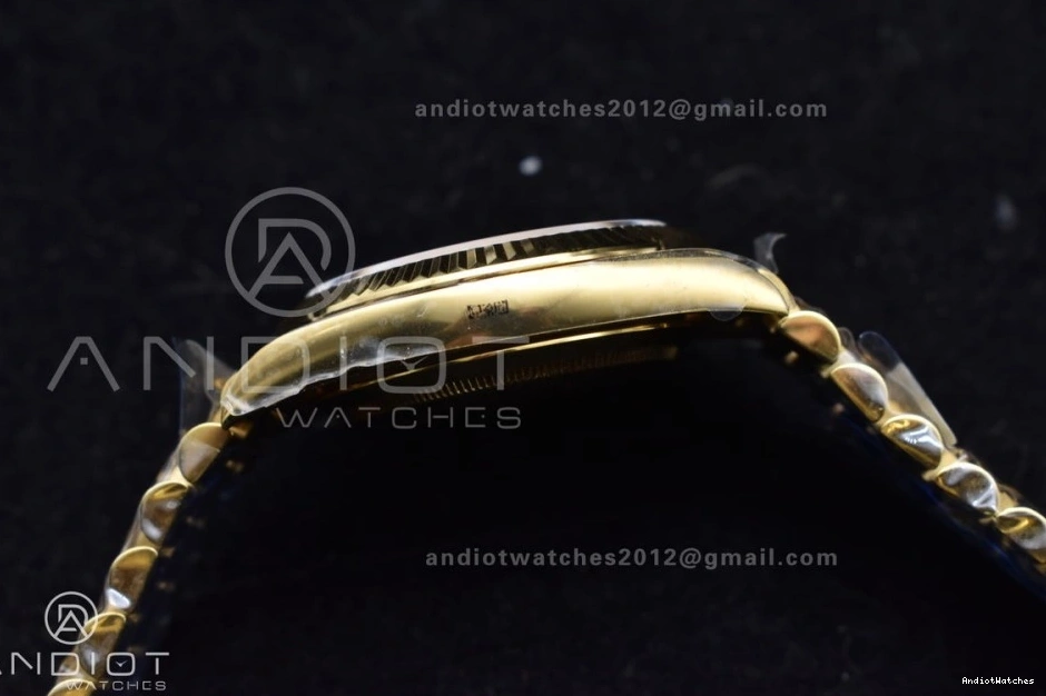YG Bracelet 658 1:1 40 Weight) Edition Gold Dial Day VR3255 Date Best ARF (Gain Stretchable President 228238 On Roman 0523